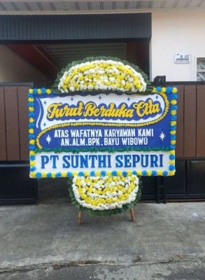 Papan Bunga Duka di Jayanti
